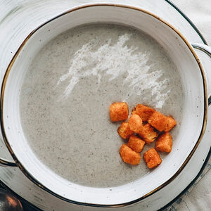 Крем-суп из шампиньонов