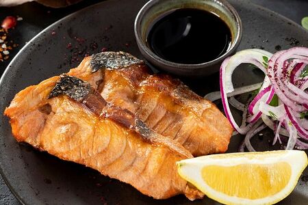 Шашлык из Бакинской осетрины