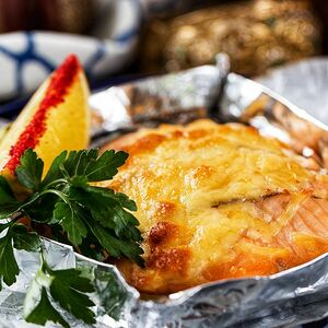 Семга в фольге