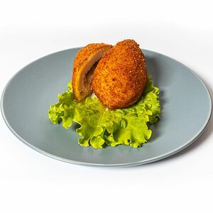 Котлета по-киевски жареная