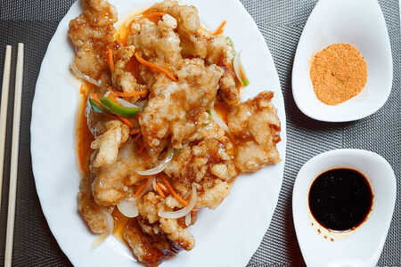 Свинина в кисло-сладком соусе