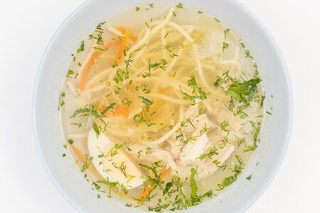 Суп куриный с лапшой