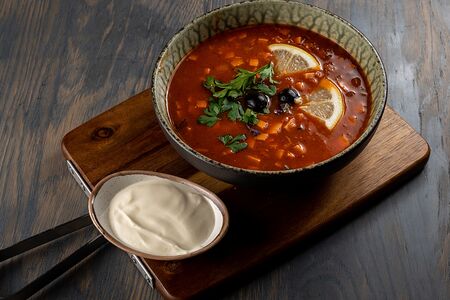 Мясная солянка