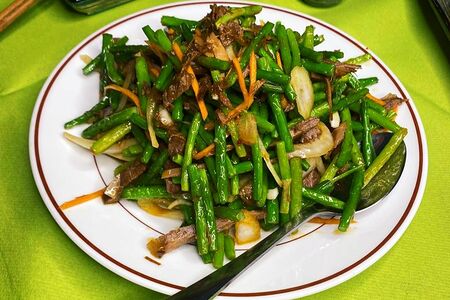 Стрелки чеснока с говядиной №1122