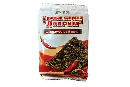 Морская капуста со сладко-острым вкусом Долгим (Корея)