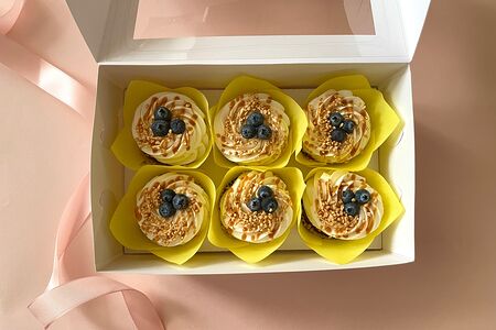 Морковные капкейки с домашней карамелью