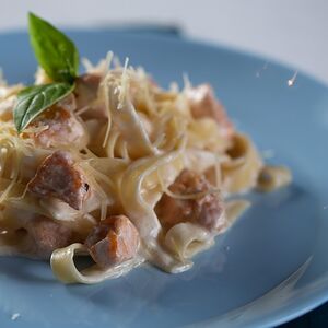 Паста Сливочный лосось