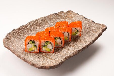 Ролл Калифорния с креветками