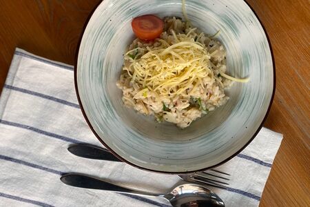 Ризотто с кальмаром