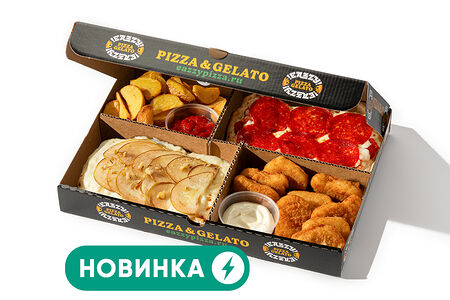 Изи-ланч с наггетсами и мини-пиццей