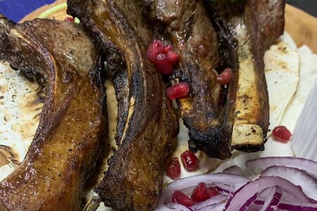 Шашлык из бараньей корейки