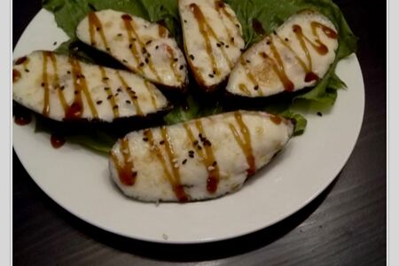 Мидии киви запеченные