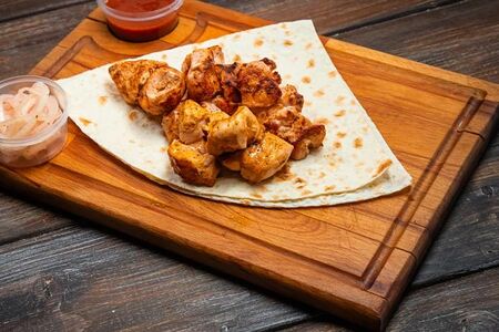 Шашлык из филе куриное