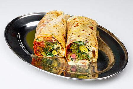 Дюрюм донер с фалафелем