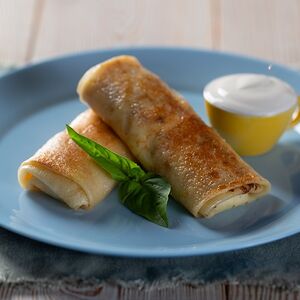 Блины с мясом