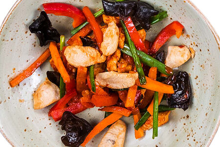 Курица по-сычуански