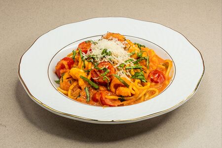 Паста с креветками