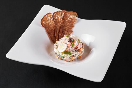 Оливье с камчатским крабом