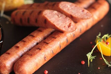 Колбаски куриные на гриле