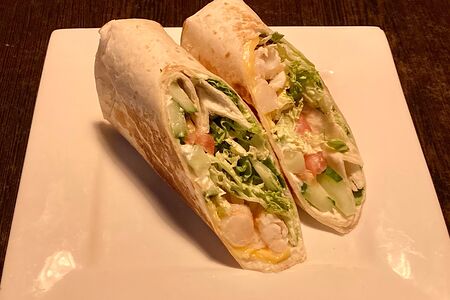 Тортилья с креветкой