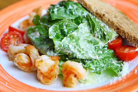 Цезарь с креветками