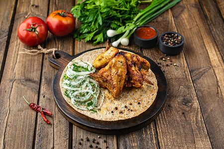 Шашлык из куриных крылышек