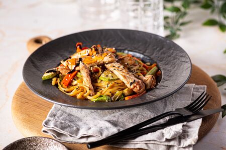 Лапша Соба со свининой