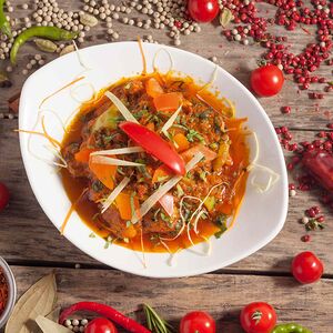 Панир Масала в кадай карри соусе