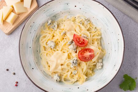 Паста Четыре сыра