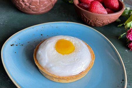 Тарт по-аджарски с персиком