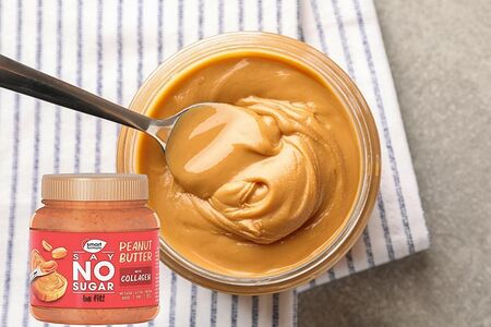 Арахисовая паста без сахара с коллагеном 35% протеина Say No Sugar