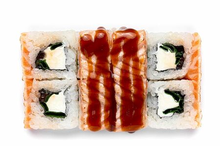 Икура ролл опалённый