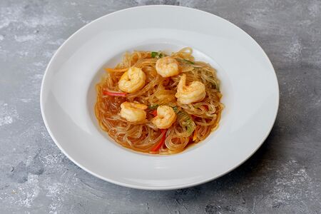 Стеклянная лапша с креветками