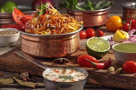 Чикен бирьяни