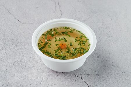 Суп куриный с Орзо