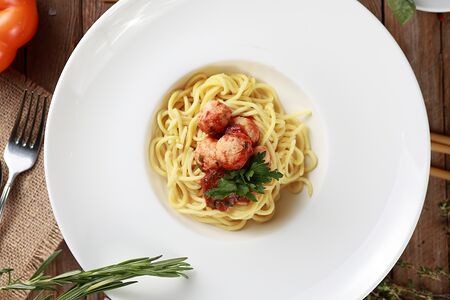 Спагетти польпетте