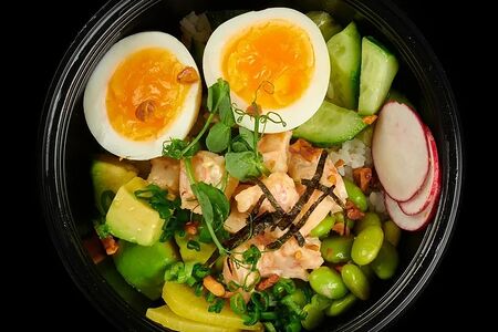 Поке с креветкой