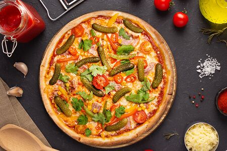 Пицца Мексиканская с беконом