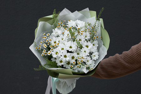 Букет цветов Ромашковое поле