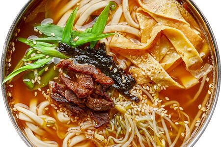 Куксу с говядиной