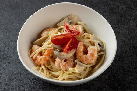 Паста с креветками