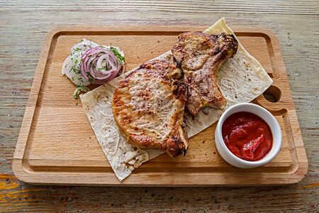 Шашлык из cвинoй корейки