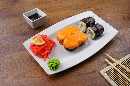 Ролл запечённый с креветкой