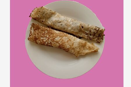 Блинчики с ветчиной и сыром