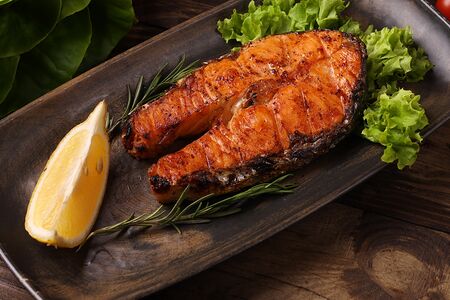 Стейк из семги