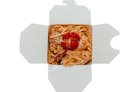 Вок с беконом