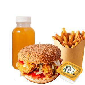 Спайси бургер комбо