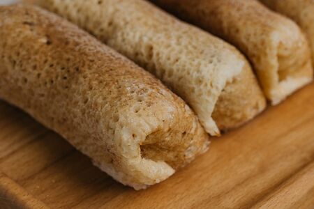 Блинчики с индейкой без глютена