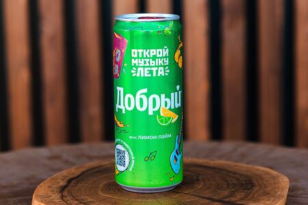 Напиток сильногазированный Добрый Лимон-лайм