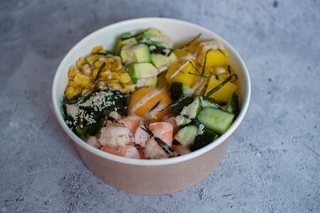 Поке с креветкой